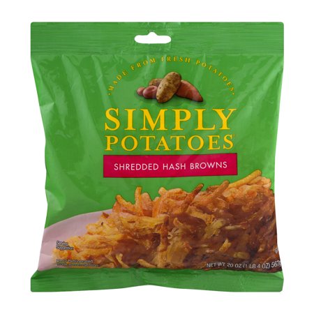 Simply Potatoes Shredded Hash Browns Packaging Image