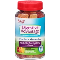 Schiff Digestive Advantage Probiotic Gummies Fruit Flavors - 60 CT Food Product Image