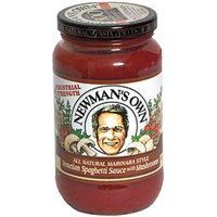 Newman's Own Marinara Style Venetian Spaghetti Sauce With Mushrooms Food Product Image