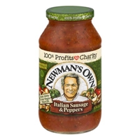 Newman's Own Pasta Sauce Italian Sausage & Peppers Product Image