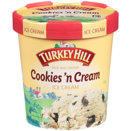 Turkey Hill Cookies 'n Cream Ice Cream Product Image