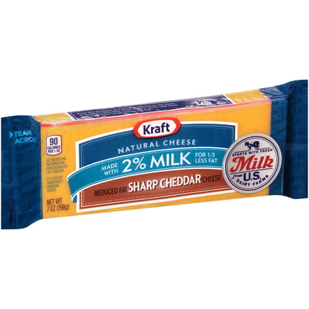 Kraft 2% Milk Sharp Cheddar Bar Product Image