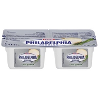 Philadelphia Cream Cheese Spread Regular, Chive & Onion, Minis Product Image