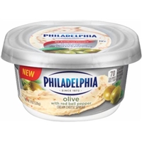 Philadelphia Cream Cheese Spread Olive with Red Bell Pepper Product Image