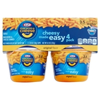 Kraft Macaroni & Cheese Dinner Cups Original Flavor - 4 CT Packaging Image