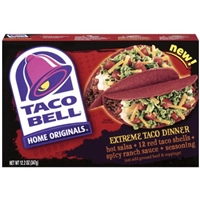 Taco Bell Extreme Taco Dinner Food Product Image