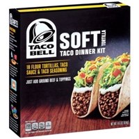 Taco Bell Soft Tortilla Taco Dinner Kit Food Product Image