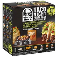 Taco Bell Taco Dinner Kit Taco Night Party Pack Food Product Image