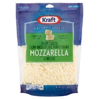 Kraft Natural Cheese Shredded Part-Skim Mozzarella Packaging Image
