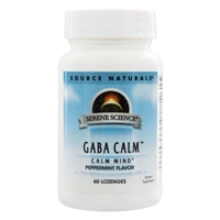 Source Naturals - GABA Calm Sublingual Peppermint Flavored - 60 Tablets Food Product Image