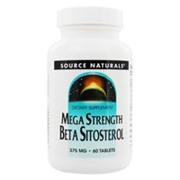 Source Naturals - Mega Strength Beta Sitosterol 375 mg. - 60 Tablets Food Product Image