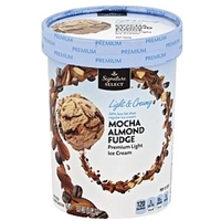 Signature Select Ice Cream Premium, Light & Creamy, Mocha Almond Fudge ...