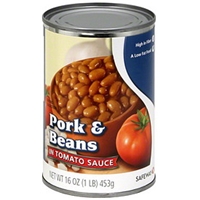Safeway Pork & Beans In Tomato Sauce Food Product Image