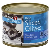 Safeway Olives Ripe, Sliced Food Product Image