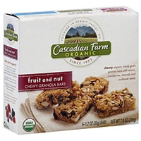 Cascadian Farm Granola Bars Chewy, Fruit And Nut Product Image