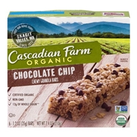 Cascadian Farm Organic Chewy Granola Bars Chocolate Chip - 6 CT