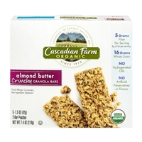 Cascadian Farm Organic Almond Butter Crunchy Granola Bars - 5 CT Product Image