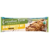 Cascadian Farm Organic Protein Honey Roasted Nut Chewy Bar 1.77 oz. Wrapper Product Image