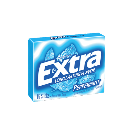 Wrigley's Extra Peppermint Sugarfree Gum - 15 CT Product Image