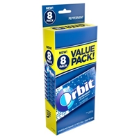 Orbit Sugar Free Gum Peppermint Value Pack - 8 CT Food Product Image