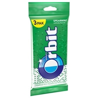 Wrigley's Orbit Sugarfree Gum Spearmint - 3 PK Food Product Image