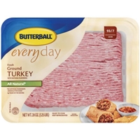 Butterball Everyday Fresh 85% Lean Ground Turkey 1.25 lbs Food Product Image