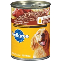 Pedigree Chunky Beef, Bacon & Cheese Dog Food Dinner Product Image