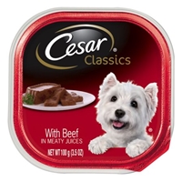 Cesar Classics Caninie Cuisine With Beef Food Product Image