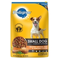 Pedigree Small Dog Complete Nutrition Food For Dogs Roasted Chicken, Rice & Vegetable