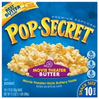 Pop-Secret Movie Theater Butter Microwave Popcorn - 10 CT
