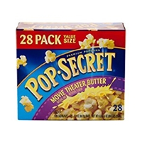 Pop Secret Movie Theater Butter Popcorn, 28 Count, 3.2 Ounce Bags Product Image