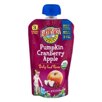 Earth's Best Organic Stage 3 Pumpkin Cranberry Apple Baby Food Puree Food Product Image