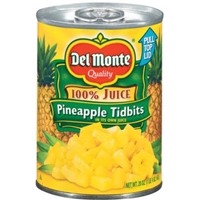 Del Monte Pineapple Tidbits In Its Own Juice Product Image