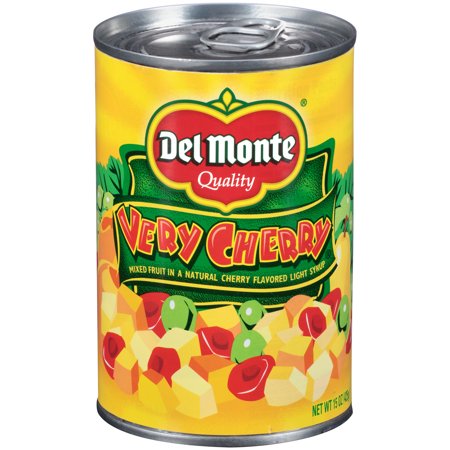 Del Monte Very Cherry Light Syrup Mixed Fruit Food Product Image