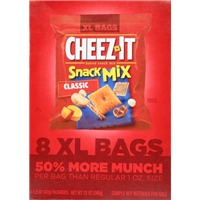 Cheez It Snack Mix Original Crackers Large Size Caddy Pack Allergy