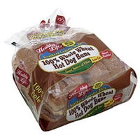 Healthy Life 100% Whole Wheat Hot Dog Buns - 8 CT Food Product Image