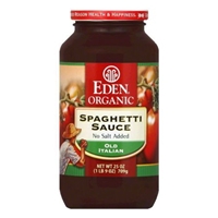 Eden Organic No Salt Added Spaghetti Sauce Food Product Image