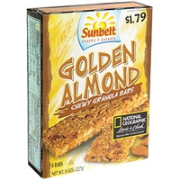 Sunbelt Snacks & Cereals Chewy Granola Bars Golden Almond, Pre-Priced Food Product Image