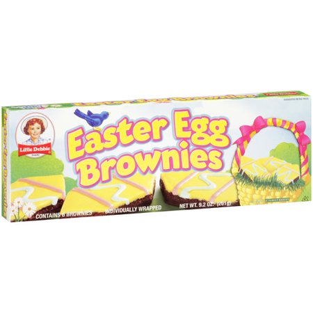 Little Debbie Easter Egg Brownies Food Product Image
