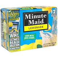 Minute Maid Lemonade Allergy and Ingredient Information