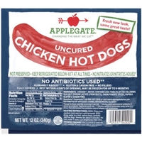 Applegate Hot Dogs Chicken, Uncured Product Image