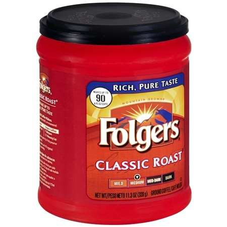 Folgers Ground Coffee Classic Roast Medium Food Product Image