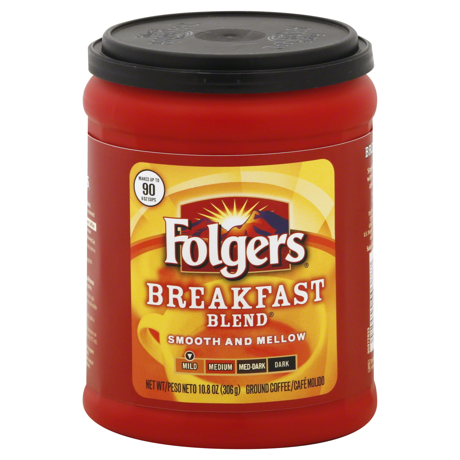 Folgers Breakfast Blend Ground Coffee Mild Product Image