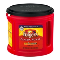 Folgers Classic Roast Ground Coffee Medium Food Product Image