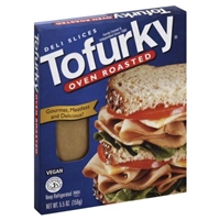Tofurky Deli Slices Oven Roasted Original Recipe Food Product Image