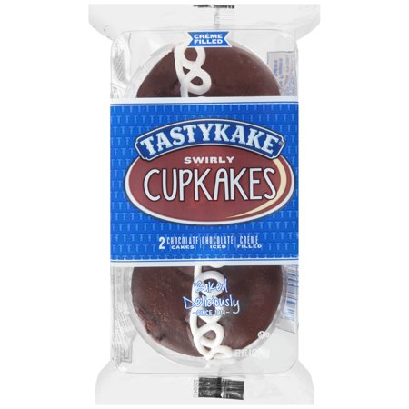 Tastykake Swirly Chocolate Cupcake Food Product Image