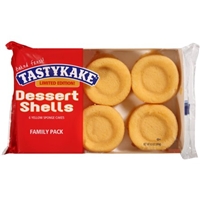 Tastykake Dessert Shells, 6 Sponge Cake Dessert Cups