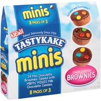 Tastykake Minis Candy Topped Brownies Food Product Image