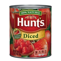 Hunt's Tomatoes Diced Packaging Image