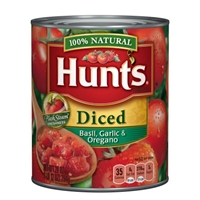 Hunt's Diced Tomatoes Basil, Garlic & Oregano Product Image